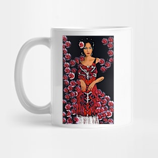 Red Carnations and the Jazz Singer c 1930's Mug